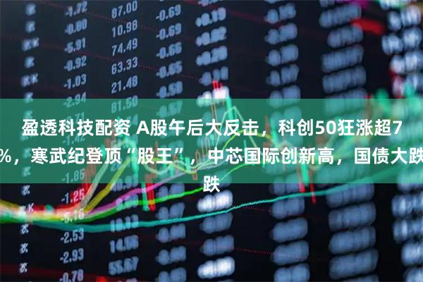 盈透科技配资 A股午后大反击，科创50狂涨超7%，寒武纪登顶“股王”，中芯国际创新高，国债大跌